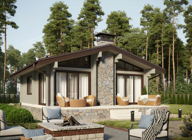 Дом из клееного бруса VZ-329